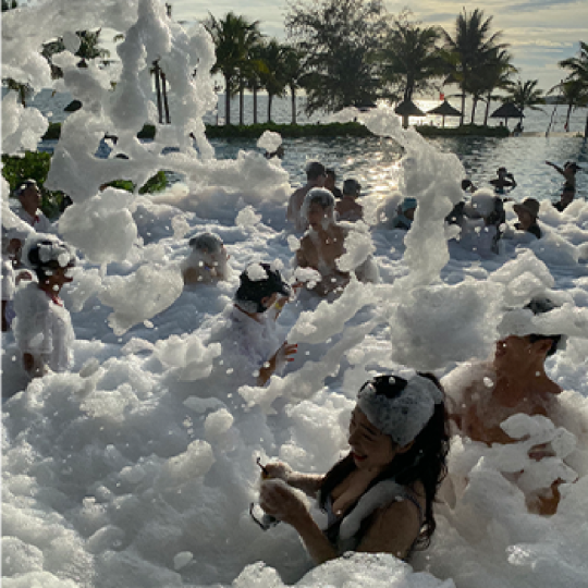 Foam Party | Movenpick Waverly Phu Quoc Resort Bubble Pop Pool Party Ticket