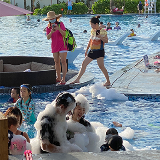 Foam Party | Movenpick Waverly Phu Quoc Resort Bubble Pop Pool Party Ticket